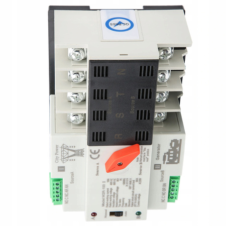 AUTOMATYCZNY PRZEŁĄCZNIK TRANSFERU ZASILANIA 100A 4P