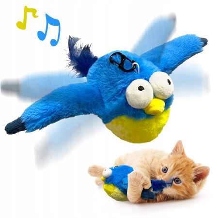 Interaktywna Zabawka USB Latający Ptak Zabawka Dla Kota Z Realistyczna