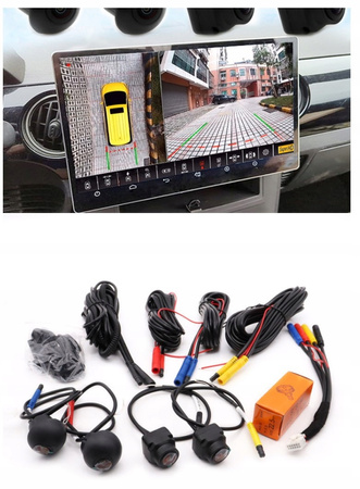 PANORAMICZNA KAMERA SAMOCHODOWA 360 STOPNI