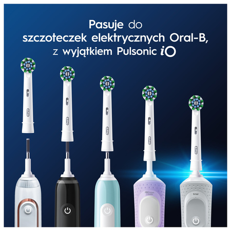 4X KOŃCÓWKI DO ORAL-B CLEAN MAXIMISER CROSS ACTION