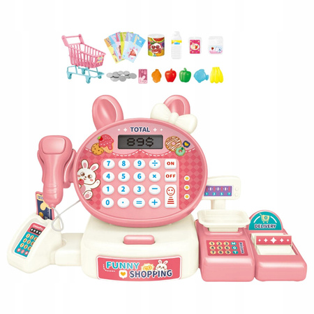 Supermarket Sklep spożywczy wózek na zakupy kasa fiskalna dla Dziecka