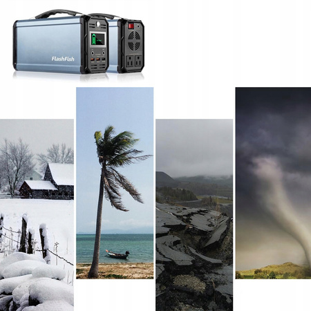POWER BANK Flashfish G300 300W 222Wh 60000mAh Przenośny generator solarny