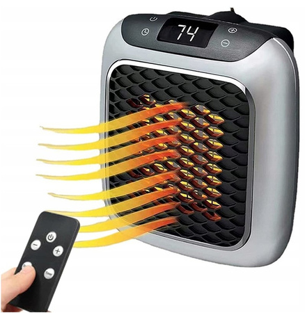 MOCNY MINI GRZEJNIK ELEKTRYCZNY FARELKA DO KONTAKTU GNIAZDKA HANDY HEATER