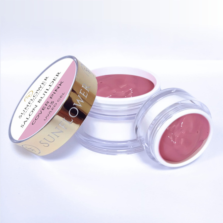 Salon Builder Cover Pink 15g  Żel UV Budujący Salonowy