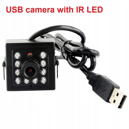 480P HD CMOS OV7725 mini kamera bezpieczeństwa USB podczerwień noktowizor