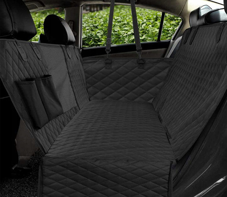 MATA do samochodu dla psa kota zwierzaka na fotel wodoodporna CZARNA XL