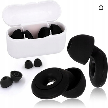 Zatyczki do Spania Wkładki Stopery do Uszu CZARNE