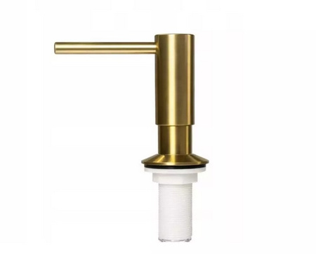 Dozownik do zlewozmywaka na płyn mydło LUXE GOLD złoty 330ml