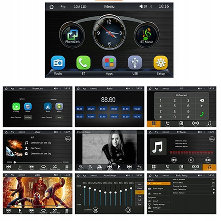  STACJA MULTIMEDIALNA DO SAMOCHODU RADIO 7' CARPLAY
