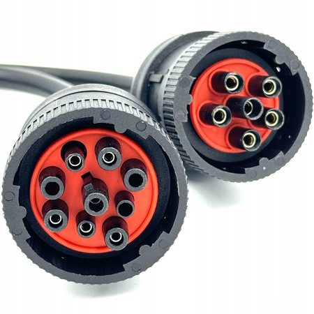 Adapter Diagnostyczny Przejściówka OBD2 do 6Pin J1708 9Pin J1939