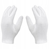 12 PAR Rękawice RĘKAWICZKI KOSMETYCZNE BAWEŁNIANE BIAŁE Roz 10/XL