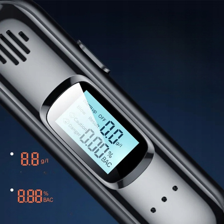 Przenośny bezdotykowy tester alkoholu alkomat T01 z USB bezustnikowy