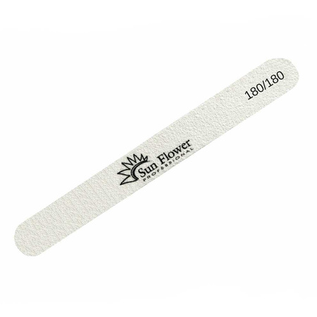 Pilnik Prosty Biały 80/80 – Do paznokci, żelu i akrylu