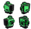 ZIELONY LEVEL 4D SAMOPOZIOMUJĄCY LASER 360 KRZYŻOWY 16 LINII ZESTAW