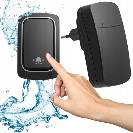 DZWONEK BEZPRZEWODOWY DO DRZWI DO FURTKI WODOODPORNY ZEWNĘTRZNY