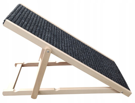 RAMPA REGULOWANA POCHYLNIA PODEST DLA ZWIERZAKA REGULACJA 35-45 cm SCHODY