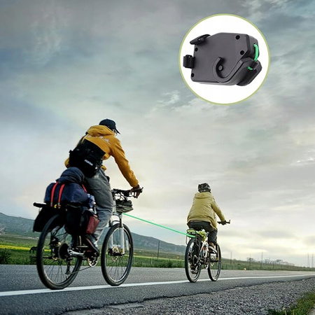 ZWIJANA LINA LINKA HOLOWNICZA DO ROWERU JAZDY NA ROWERZE HOL ROWEROWY 2,5m