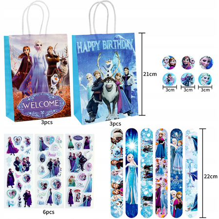 Zestaw upominkowy dla dzieci motyw Księżniczki urodzny impreza prezent