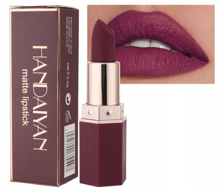 Szminka Do Ust Matowa Pomadka Handaiyan Plum #06
