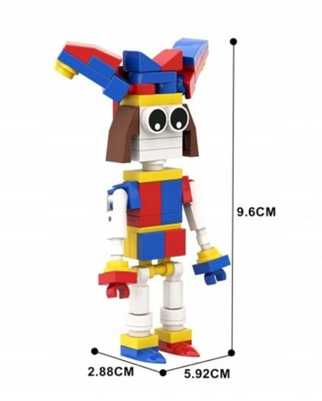 KLOCKI KONSTRUKCYJNE The Amazing Digital Circus ZESTAW 7 FIGUREK 388EL