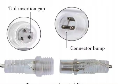 Lampki Kurtyna Sople LED 150 | BIAŁY CIEPŁY | 5m