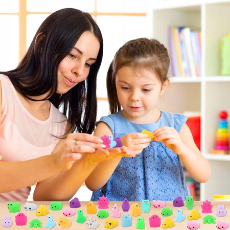 Zestaw MOCHI Squishy Squishies GNIOTKI 50 szt