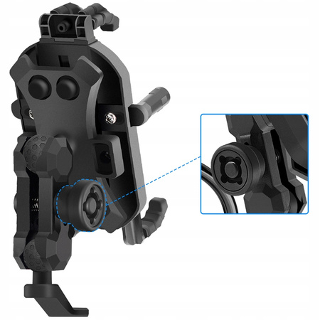 MOTOCYKLOWY UCHWYT NA TELEFON LUSTERKO ŚRUBA RAMY