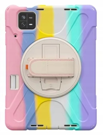 Silikonowy pokrowiec z paskiem na ramię dla Xiaomi Pad 6 11 cali 2023