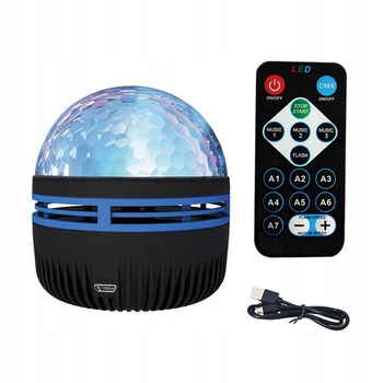 Projektor RGB LED fale galaxy pilot