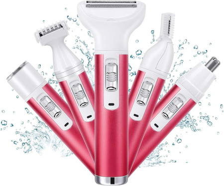 DEPILATOR GOLARKA DAMSKA 5W1 (Wet&Dry) DO CIAŁA BIKINI NÓG PACH USB