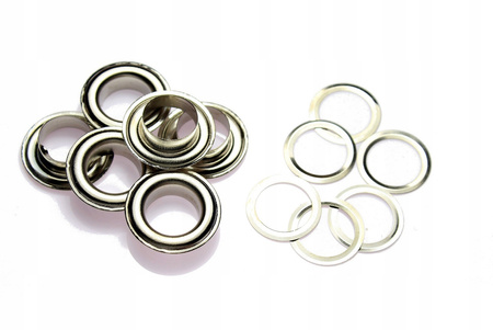 Oczka okrągłe fi12 do plandek i banerów 80szt 12mm