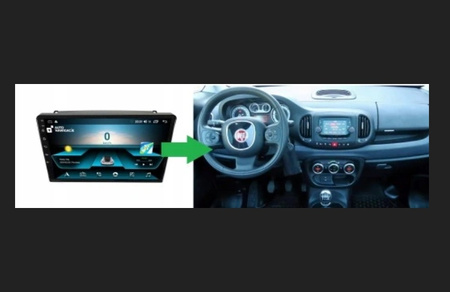 RADIO NAWIGACJA GPS FIAT 500L 2012+ ANDROID CARPLAY 64 GB