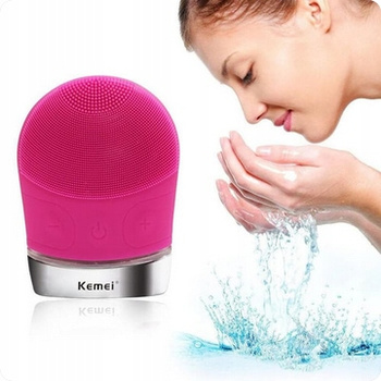 SZCZOTECZKA SONICZNA DO CZYSZCZENIA TWARZY MASAŻER KEMEI RÓŻOWA