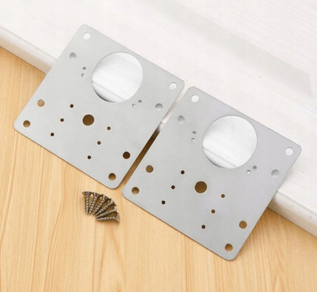 PŁYTKI DO NAPRAWY ZAWIASÓW MEBLOWYCH / ZESTAW 4 szt