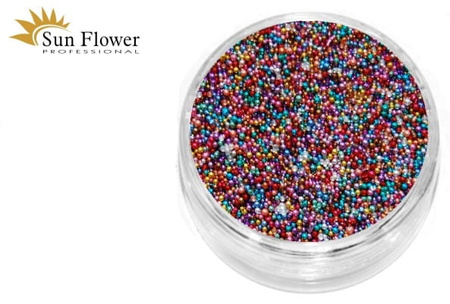 Kawior - Kuleczki szklane mikro, do zdobień paznokci - Bk23