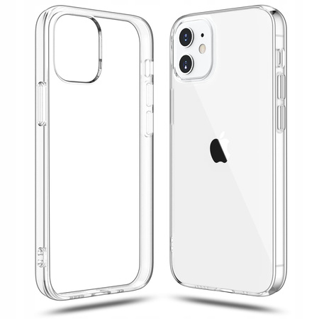 ETUI SILIKONOWE DO APPLE IPHONE 12 PRO 6.1" PLECKI CASE PRZEZROCZYSTY