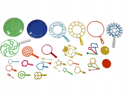 ZESTAW DO BANIEK MYDLANYCH DLA DZIECI I IMPREZY OKOLICZNOŚCIOWE 28 SZTUK