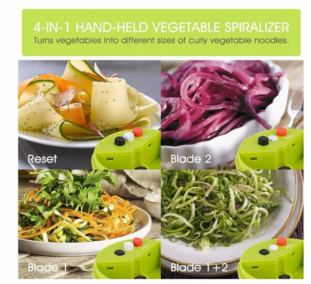 4w1 Ręczny Spiralizer do Warzyw