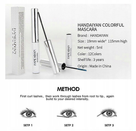 TUSZ DO RZĘS mascara Zielony 07