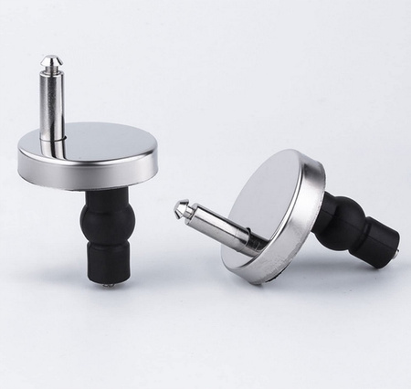 2X WYMIENNE ZAWIASY DO DESKI SEDESOWEJ NAKRĘTKI MOCUJĄCE SOLIDNE PARA 60mm