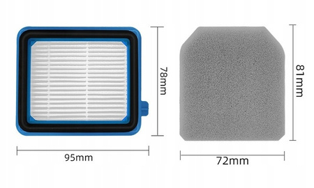 Zestaw filtrów do odkurzacza Electrolux Well Q6 / Q7 / Q8 / ESKW1