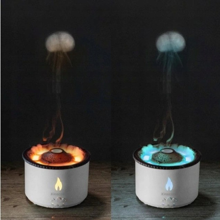 Nawilżacz powietrza J-V19 DYFUZOR AROMA WULKAN do olejków 7 LED