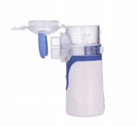 INHALATOR NEBULIZATOR DLA DZIECI I DOROSŁYCH PRZENOŚNY NA BATERIE CICHY USB