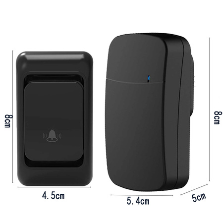 DZWONEK BEZPRZEWODOWY DO DRZWI DO FURTKI WODOODPORNY ZEWNĘTRZNY