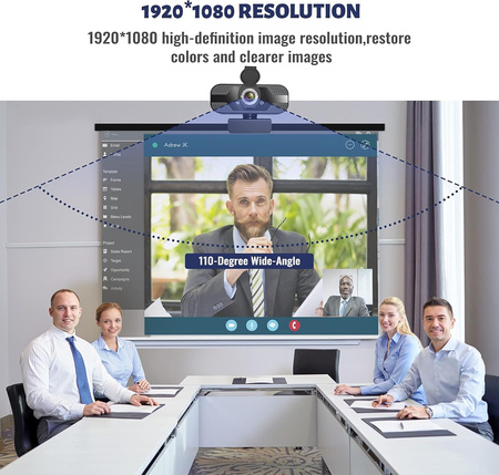 Kamera Internetowa Kamerka 1080P Full HD mikrofon