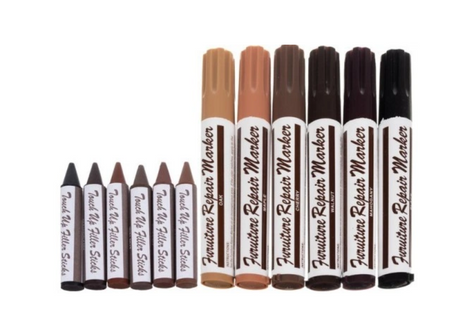 Zestaw do naprawy mebli Marker do retuszu drewna 39 elementów DAIXISM