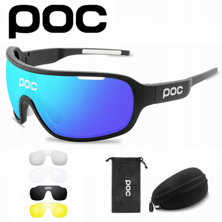 5-elementowe okulary rowerowe POC BLADE HD