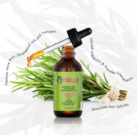 Olejek wzmacniający skórę głowy i włosy Mielle 59 ml