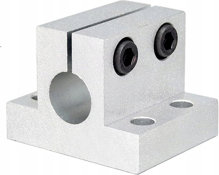 Wspornik mocujący z kołnierzem (ZJAM-16) uchwyt montażowy do rur prowadnic