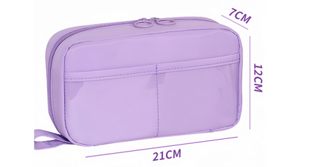 PIÓRNIK DUŻY WIELOFUNKCYJNY SASZETKA TRZYKOMOROWY KUROMI NAKLEJKI DŁUGOPISY